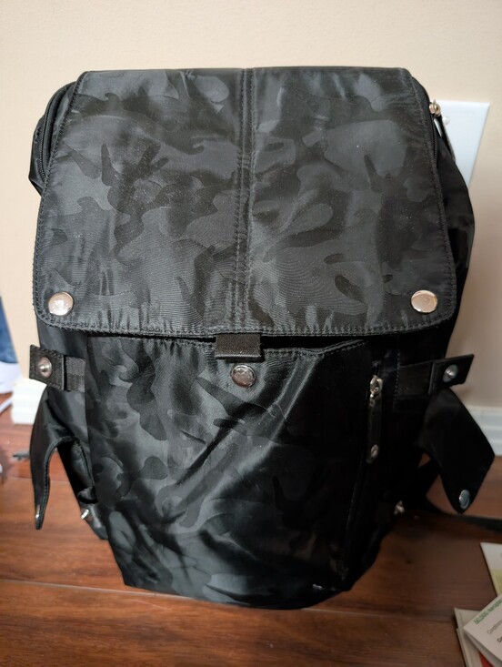 Other - Black Camouflage Men's Backpack